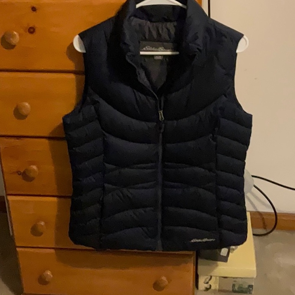 Eddie Bauer down vest, size M